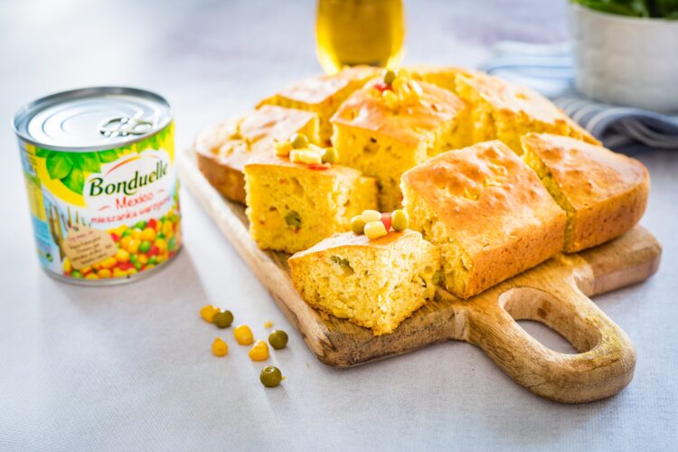 Pikantny chlebek kukurydziany z mieszankÄ… meksykaÅ„skÄ… 