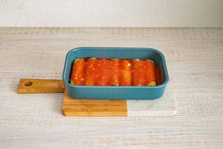 Cannelloni ze szpinakiem i serem - Krok 5