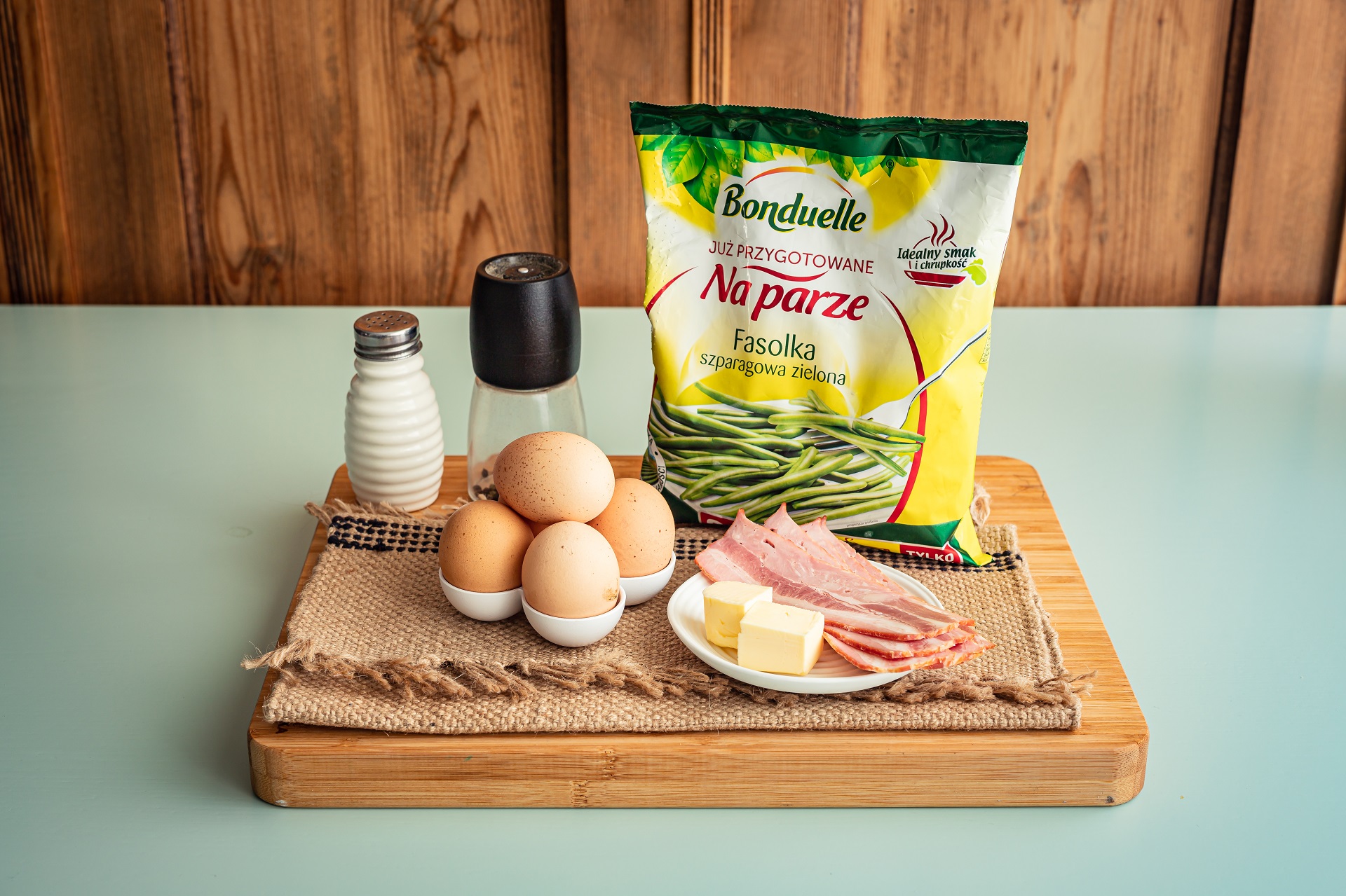 Jajecznica z fasolką szparagową - Składniki