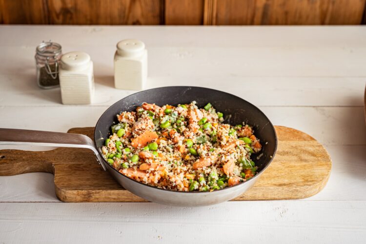 Świąteczna kaczka faszerowana kaszą z warzywami - Krok 1