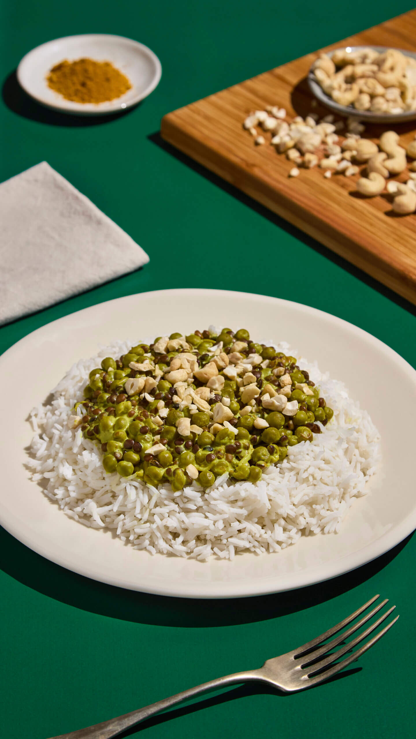 zielone curry z warzywami - zdjęcie